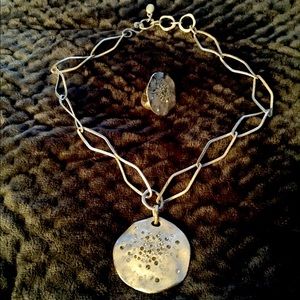 Necklace and ring set